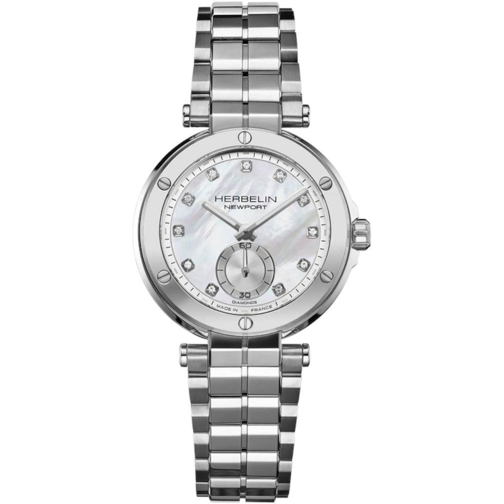ZEGAREK HERBELIN NEWPORT DIAMONDS