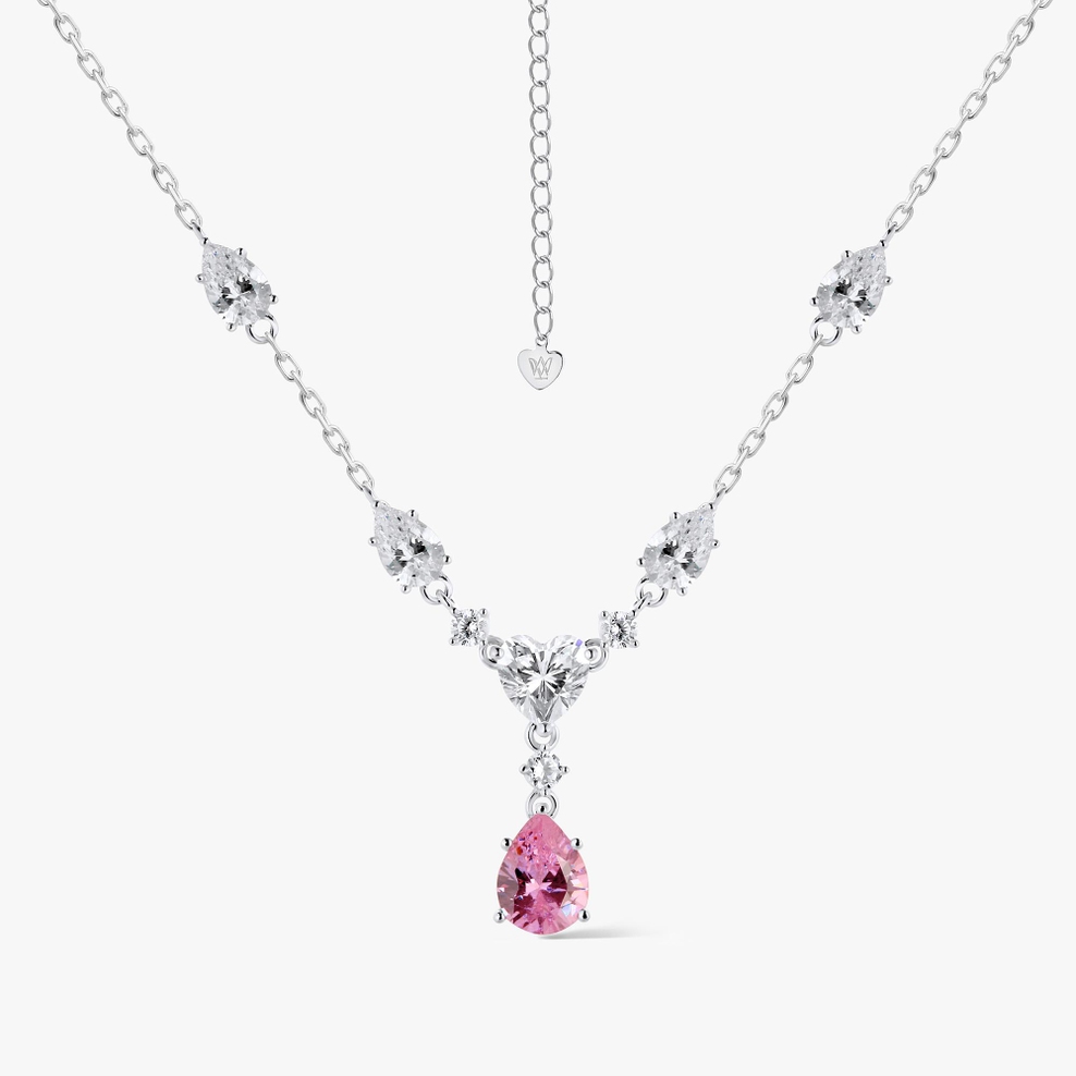 Naszyjnik srebrny z cyrkoniami Ceremonials