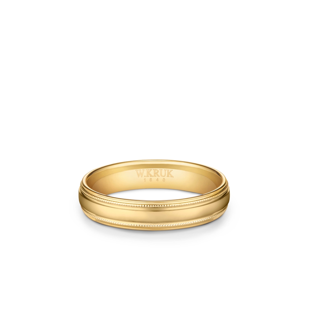 Obrączka złota SEMPRE