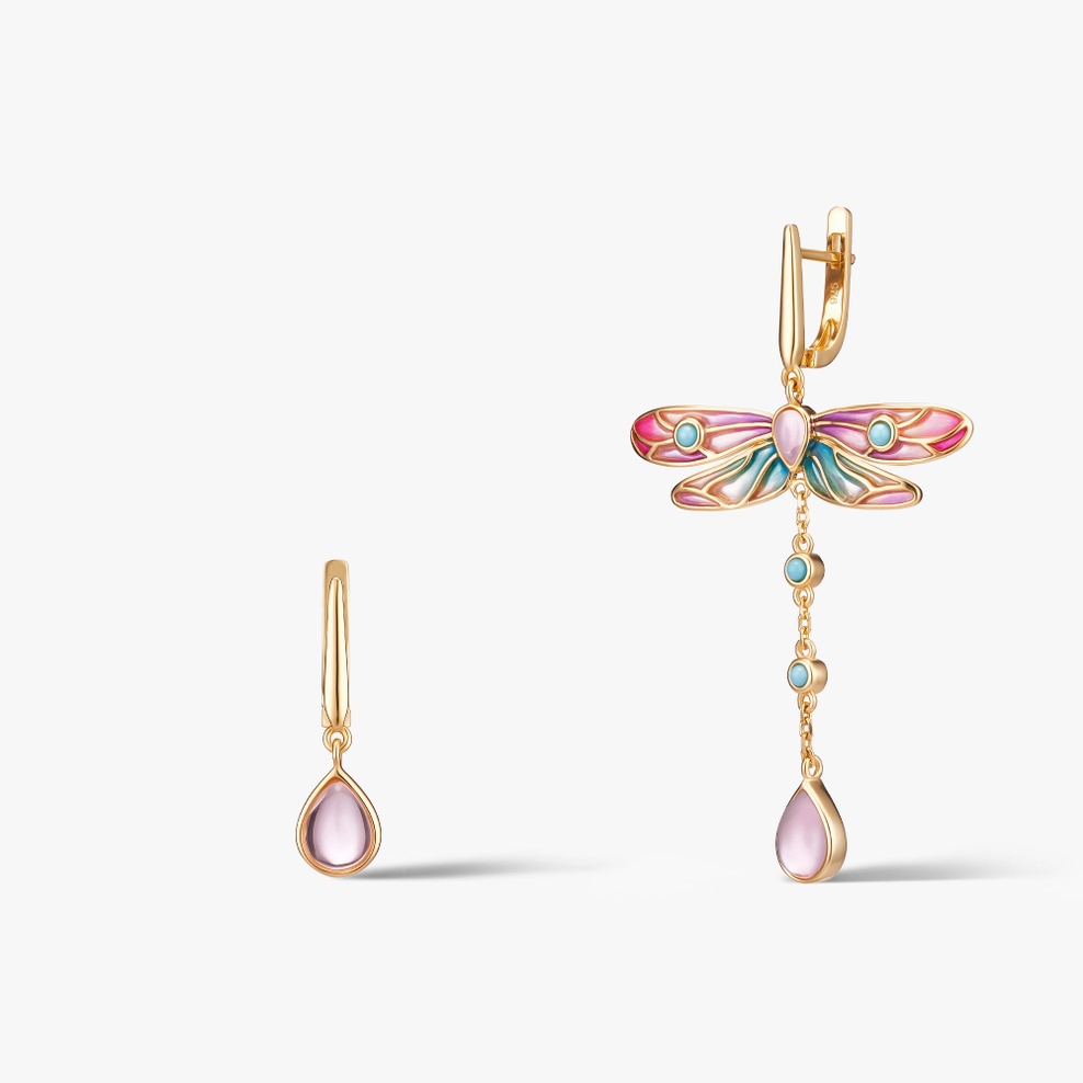 Kolczyki srebrne Imaginarium