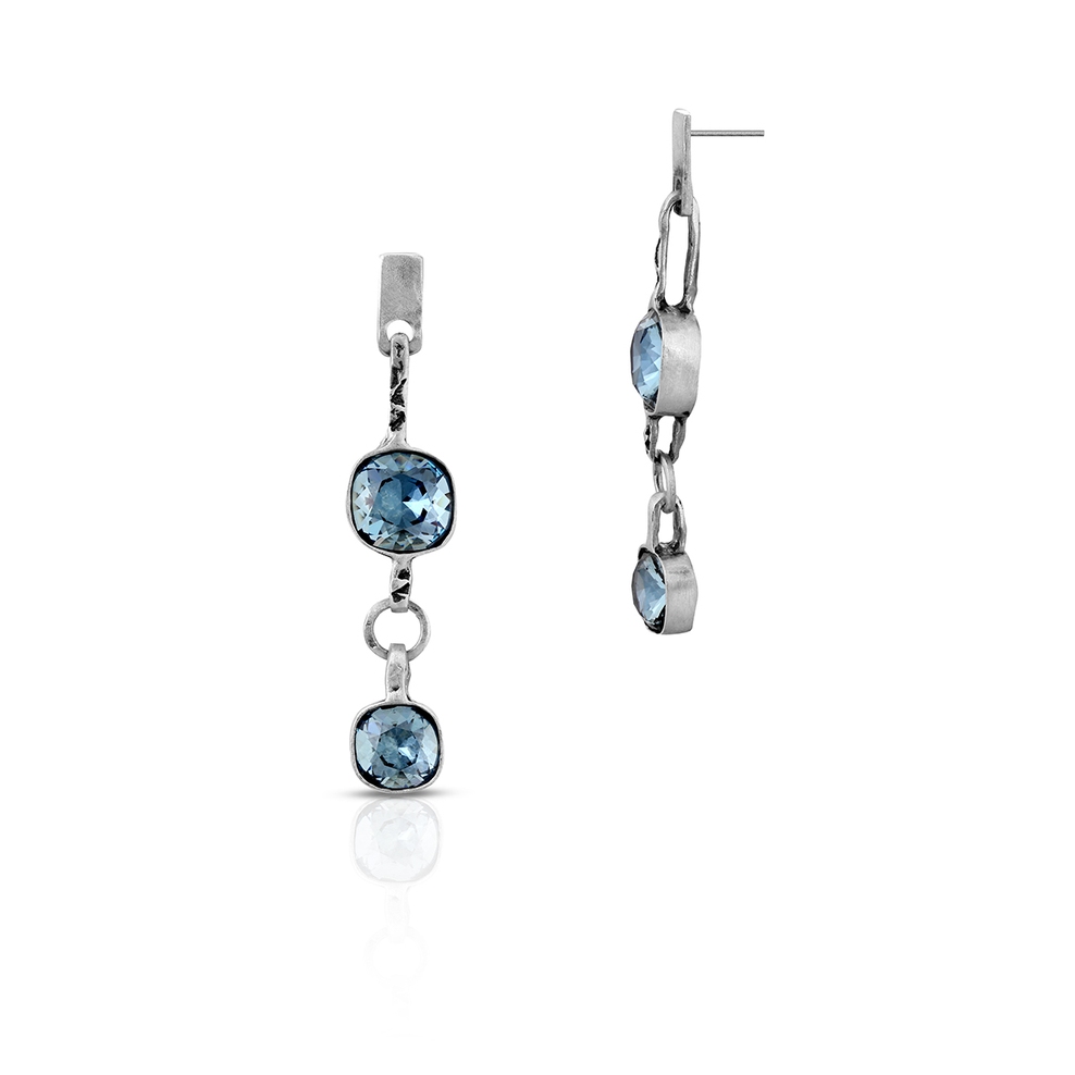 Kolczyki srebrne Motyle