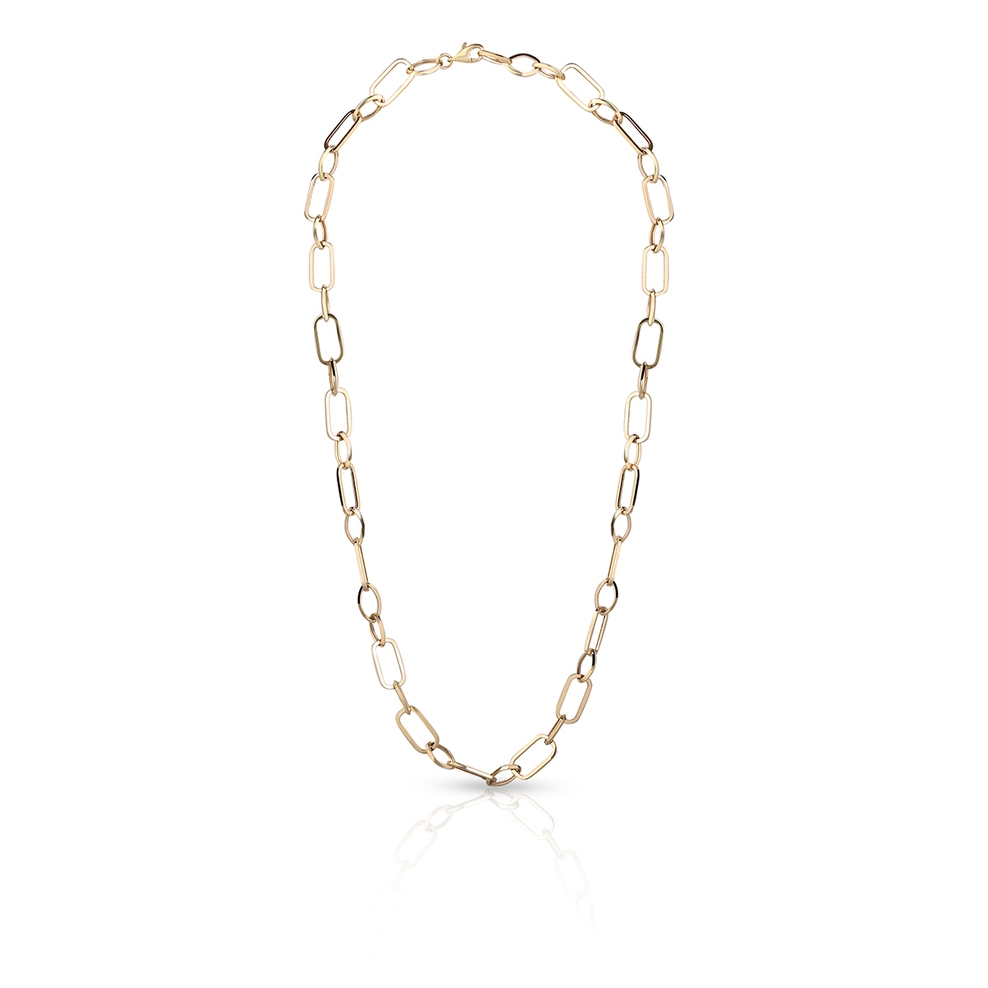 Naszyjnik złoty geometryczny