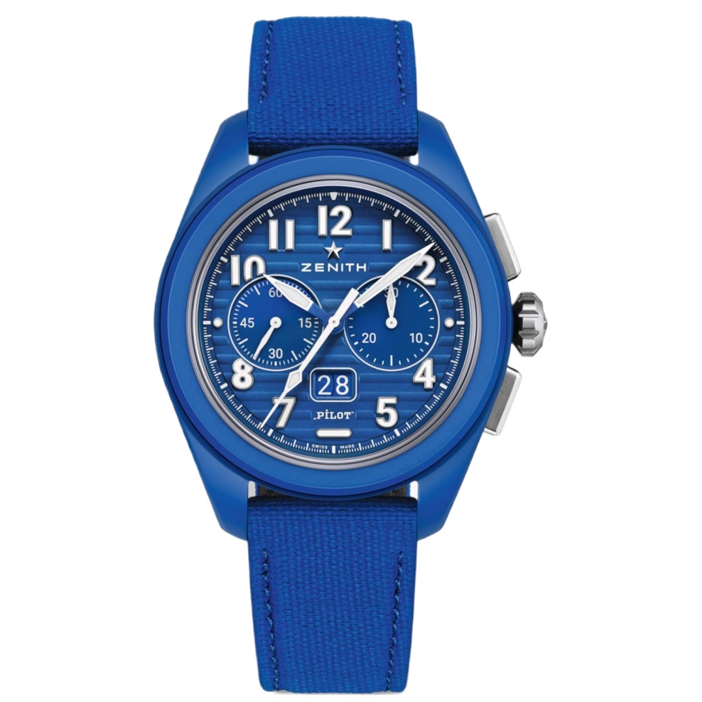 ZEGAREK ZENITH PILOT BIG DATE FLYBACK 160TH ANNIVERSARY EDITION