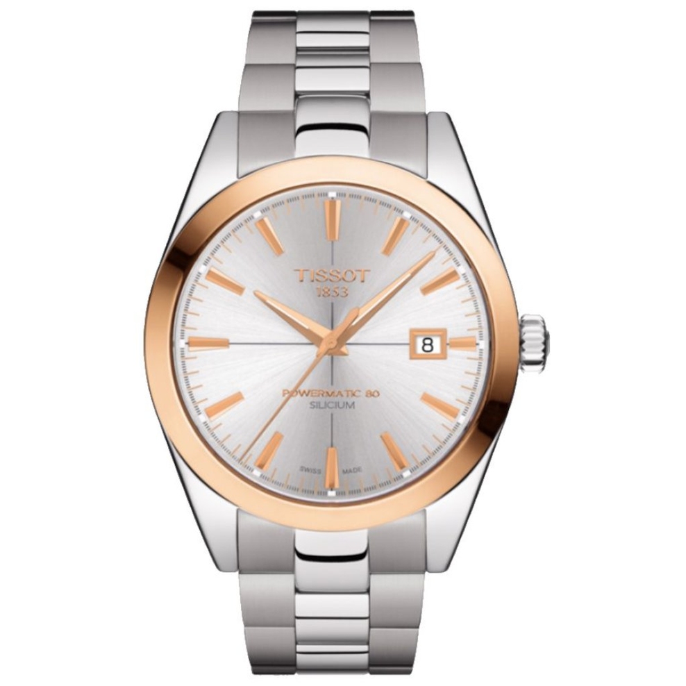 Tissot Gentleman Powermatic 80 Silicium Solid 18k Gold Bezel