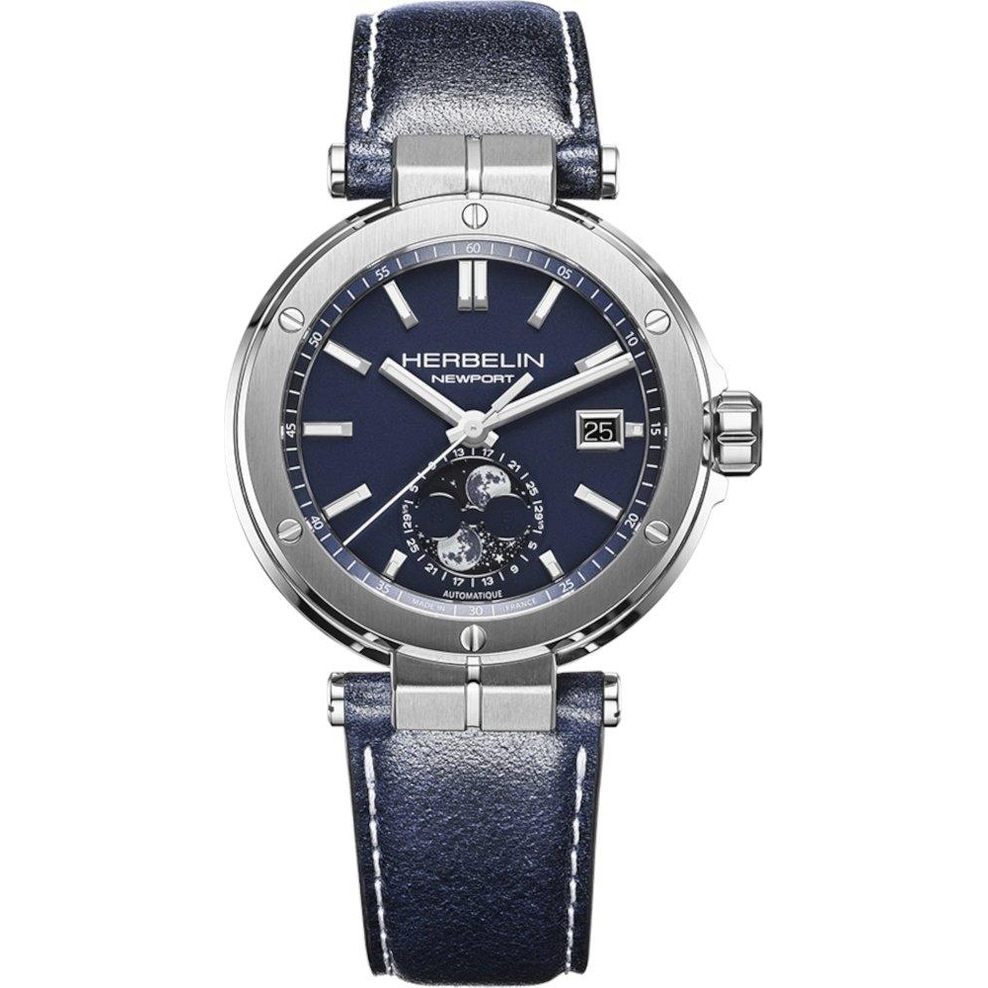 ZEGAREK HERBELIN NEWPORT AUTOMATIC MOONPHASE