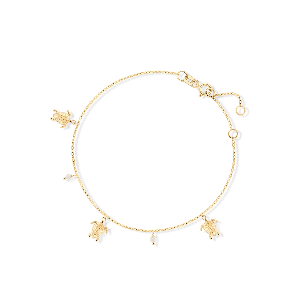 Bransoleta złota z żółwiami Santorini