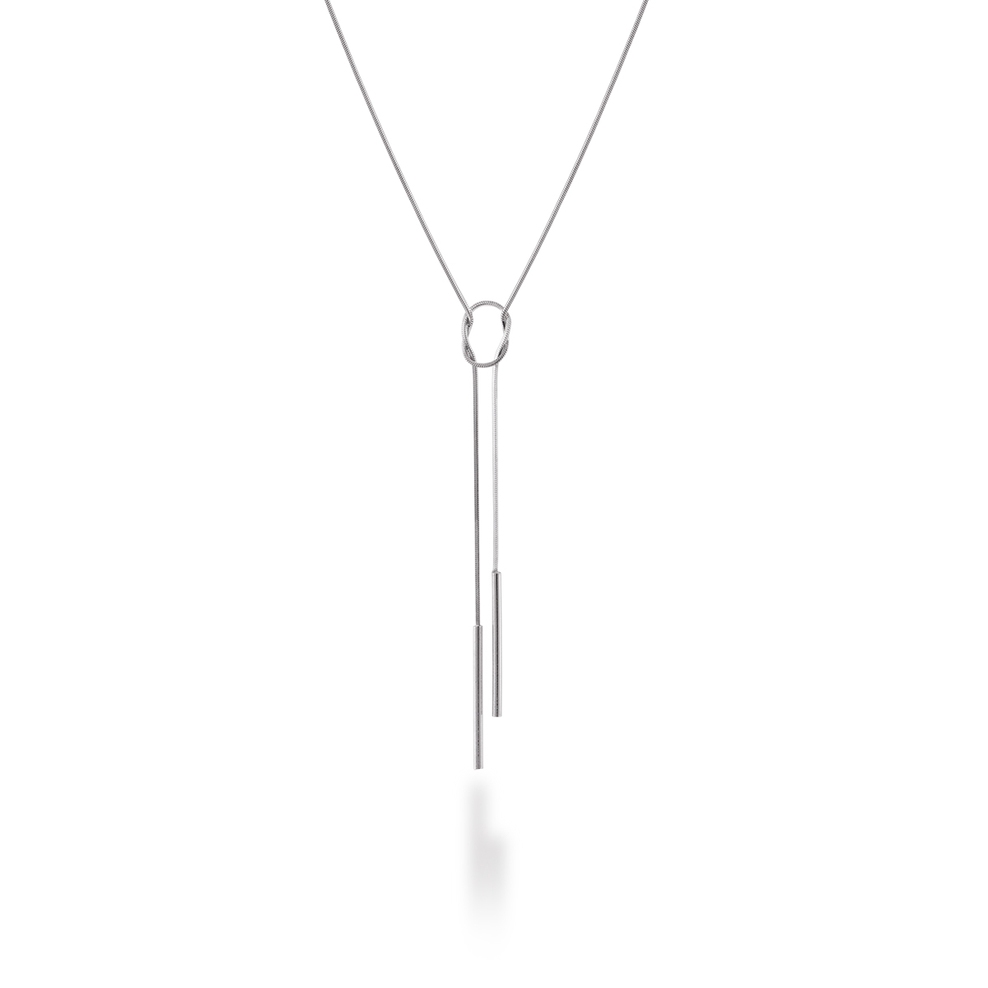 Naszyjnik srebrny krawatka