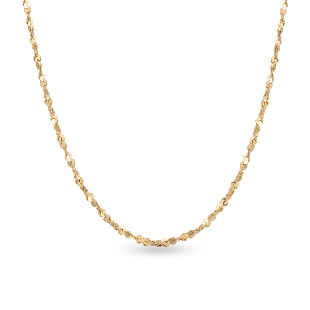 Łańcuszek złoty fantazyjny