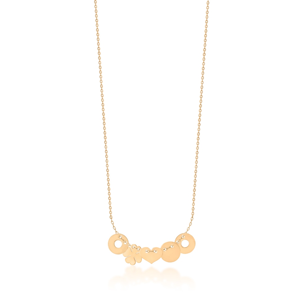 Naszyjnik złoty celebrytka