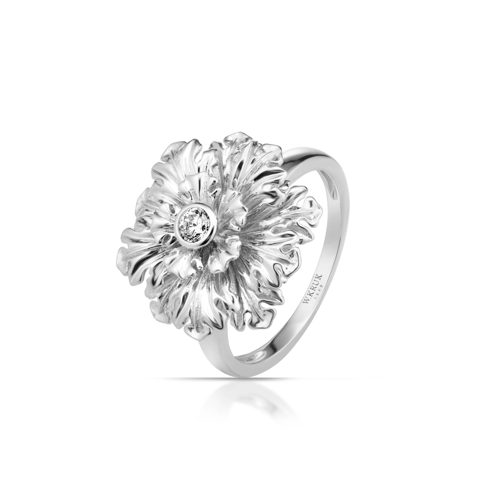 Pierścionek srebrny Baśniowa