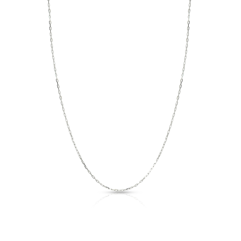 Łańcuszek białe złoto ankier