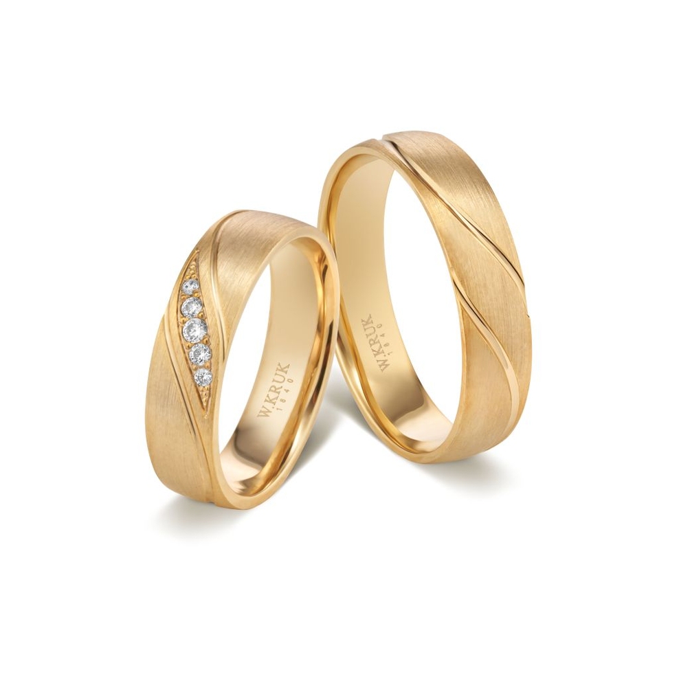 Komplet obrączek złotych BOLLETA