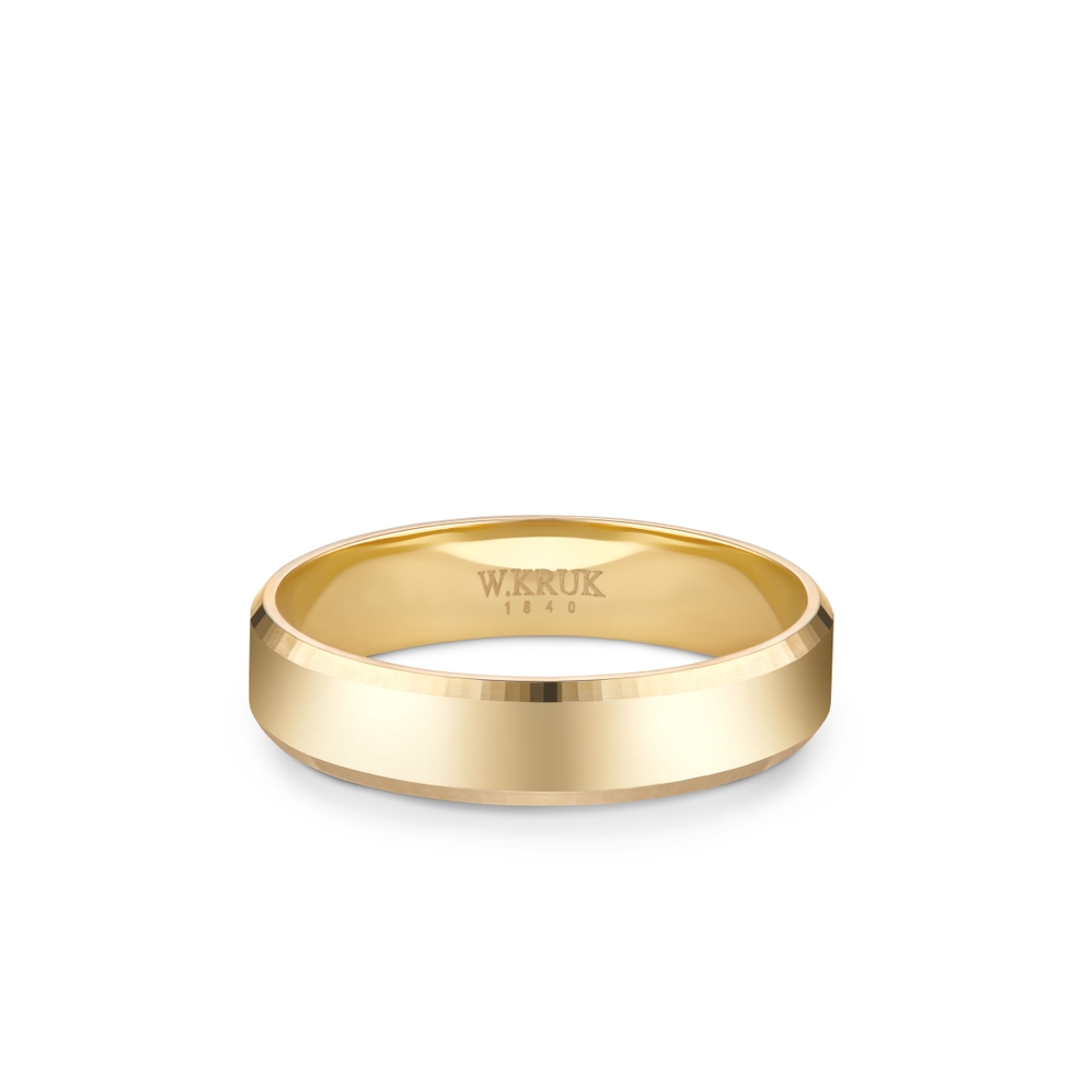 Obrączka złota BORMIO