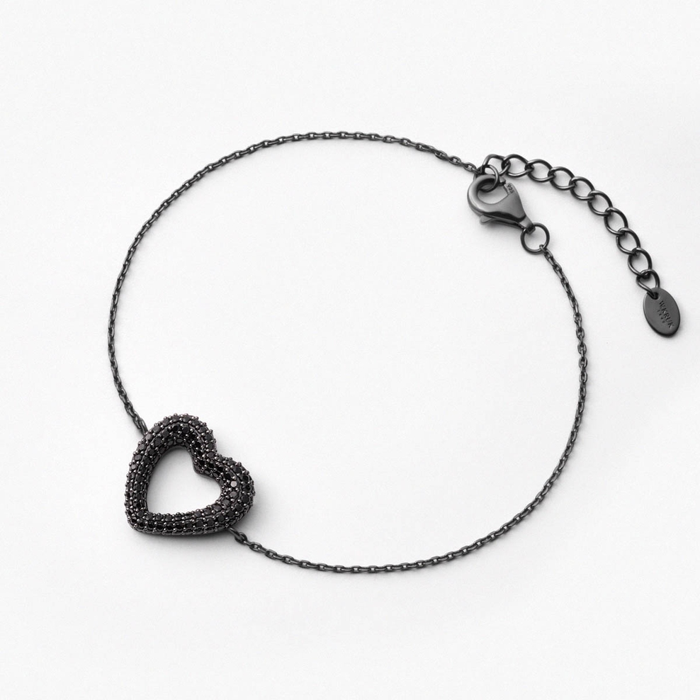 Bransoleta srebrna Meteory