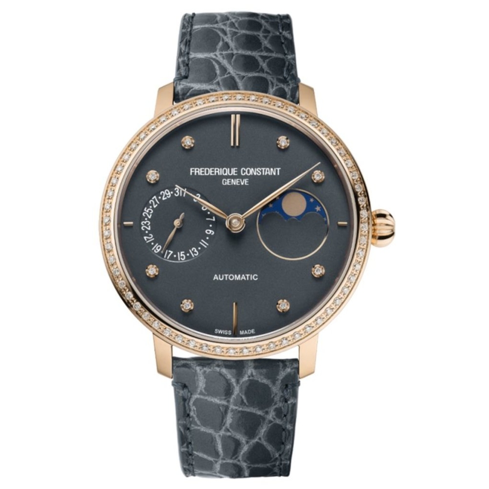 ZEGAREK FREDERIQUE CONSTANT CLASSICS SLIMLINE LADIES MOONPHASE
