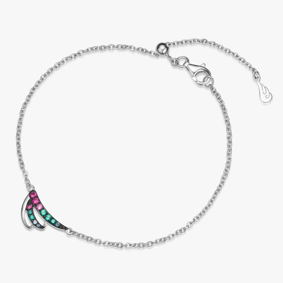 Bransoleta srebrna Preludium Paradise Birds