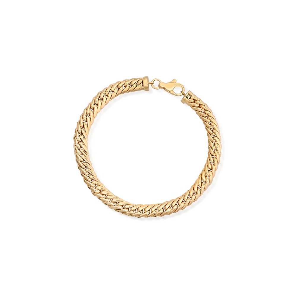 Bransoleta złota żmijka