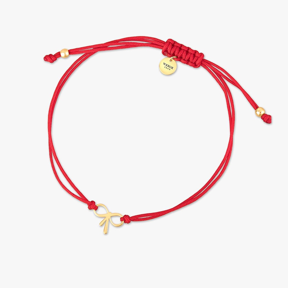 Bransoletka na czerwonym sznurku