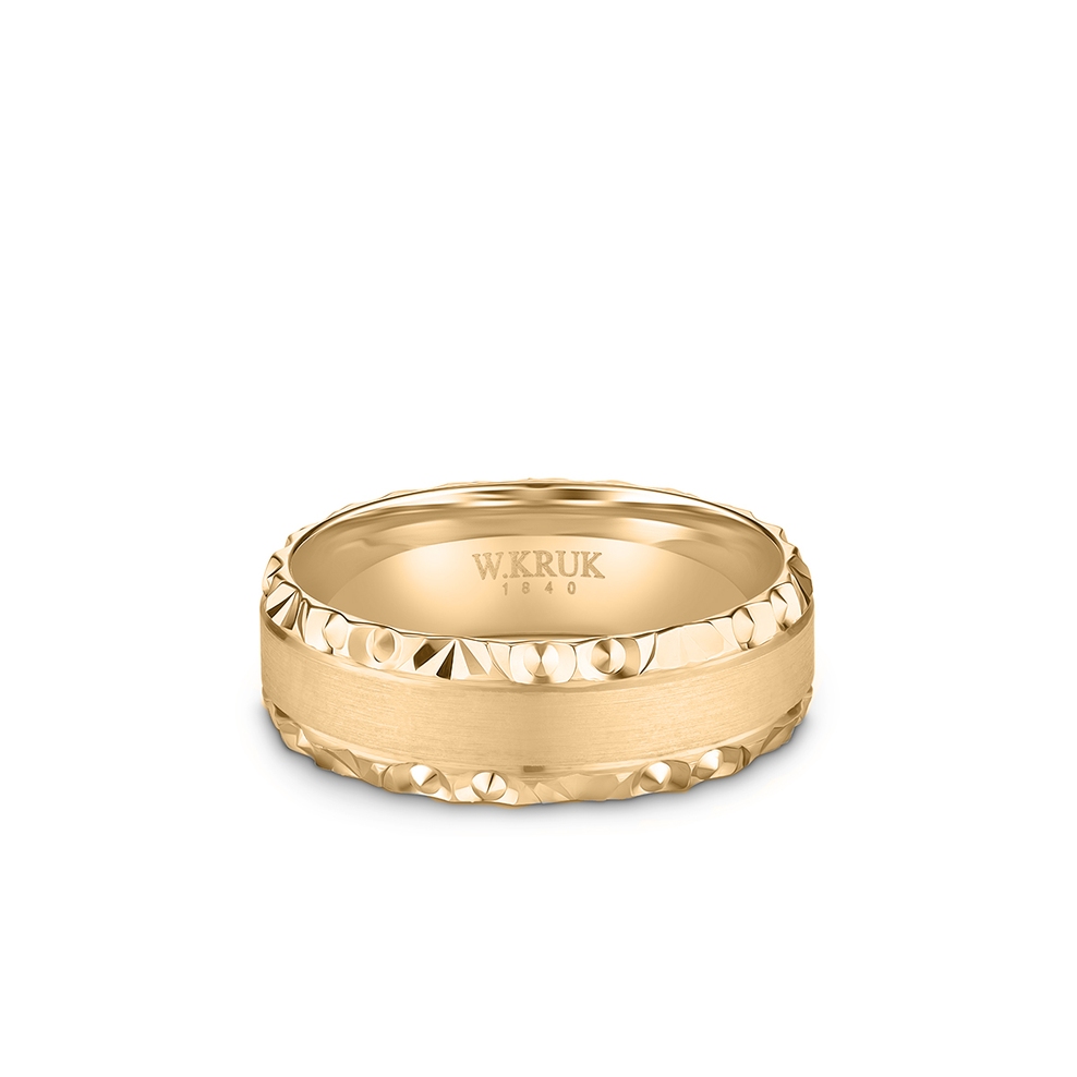 Obrączka złota MEMORIES