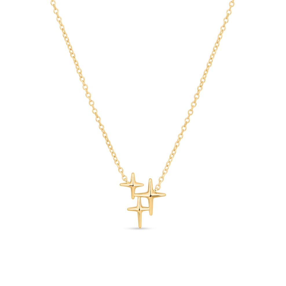 Naszyjnik srebrny pozłacany