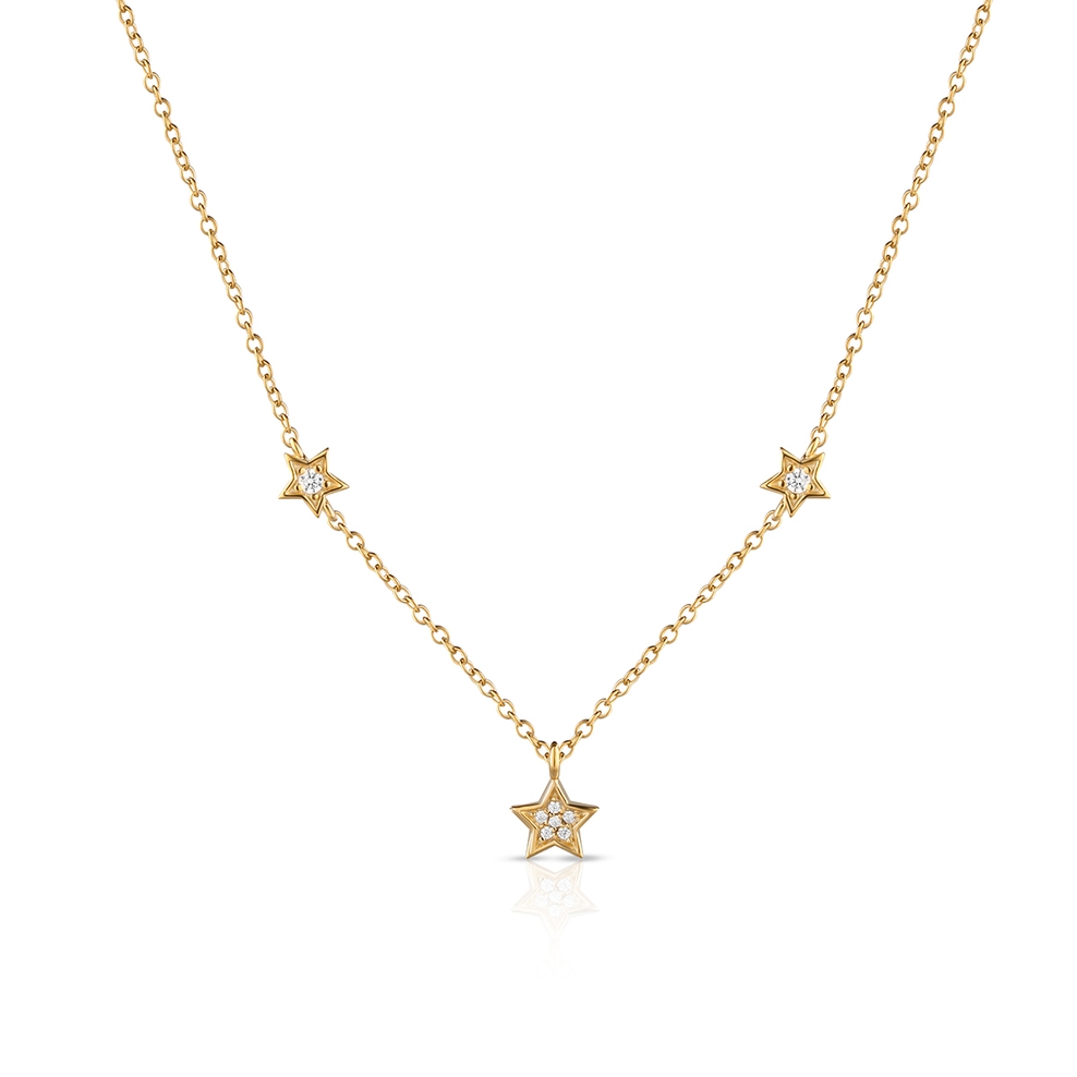 Naszyjnik srebrny Little Star