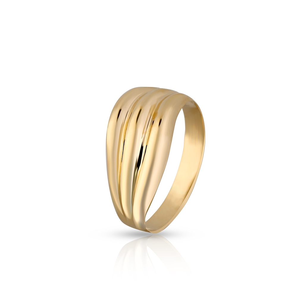 Pierścionek złoty basic