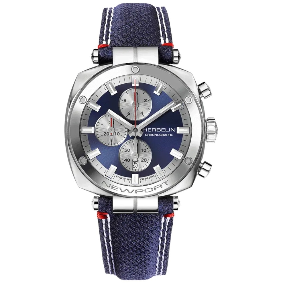 ZEGAREK HERBELIN NEWPORT HERITAGE ORIGINALS CHRONOGRAPH