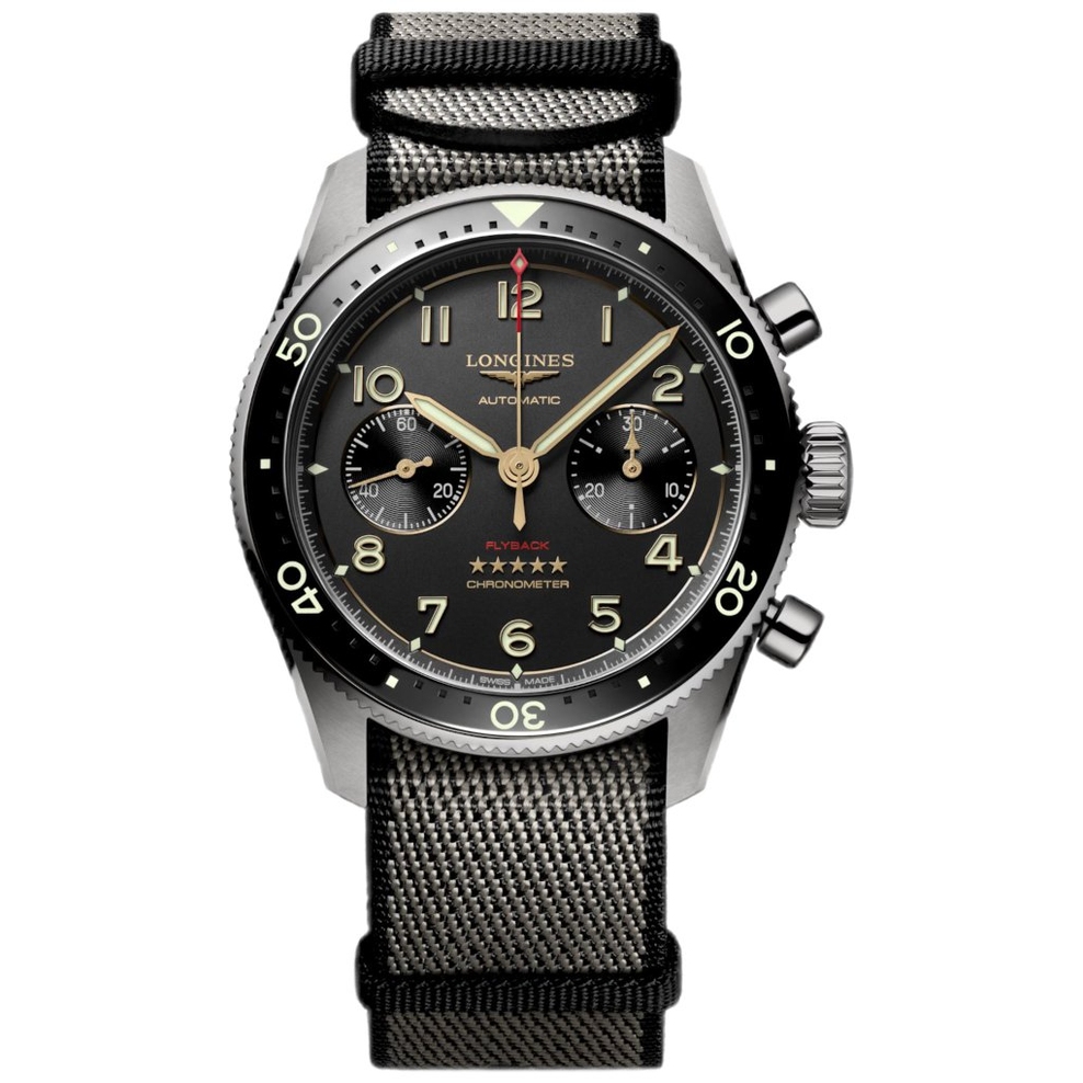LONGINES SPIRIT FLYBACK TITANIUM
