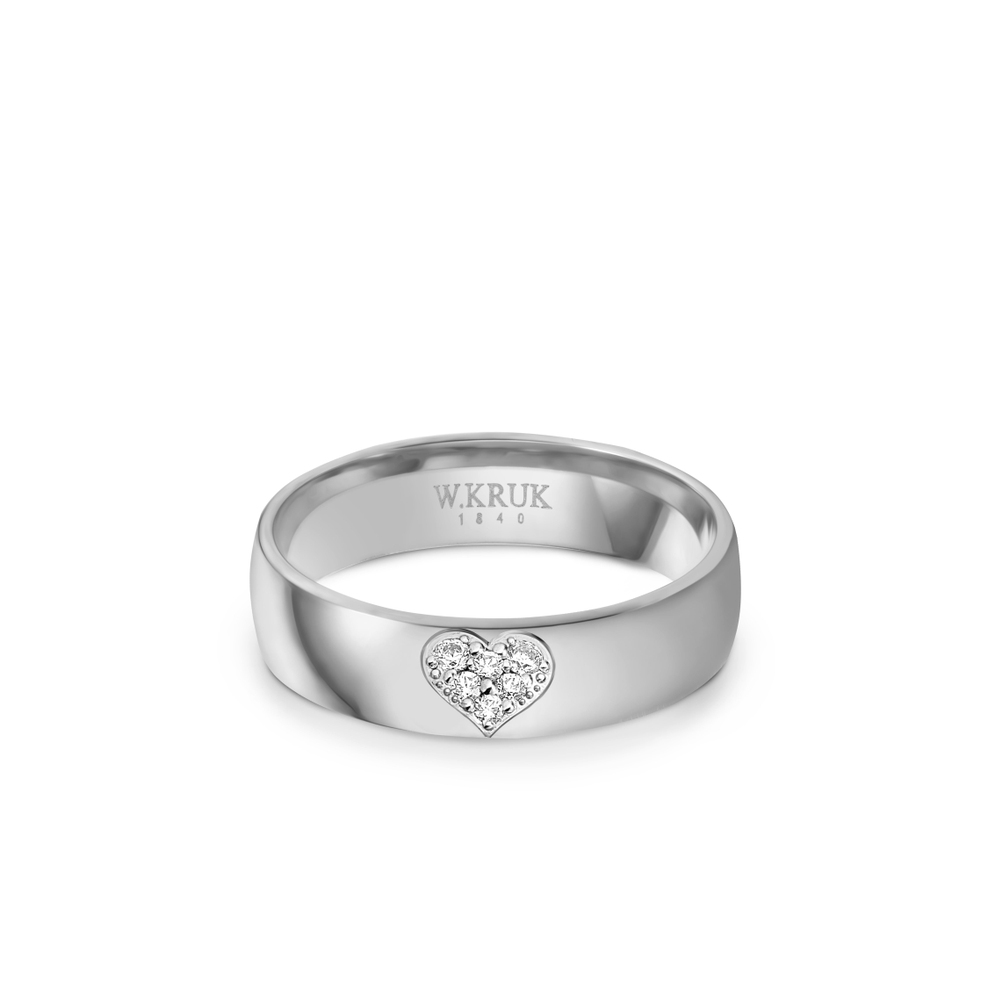 Obrączka złota LOVE damska