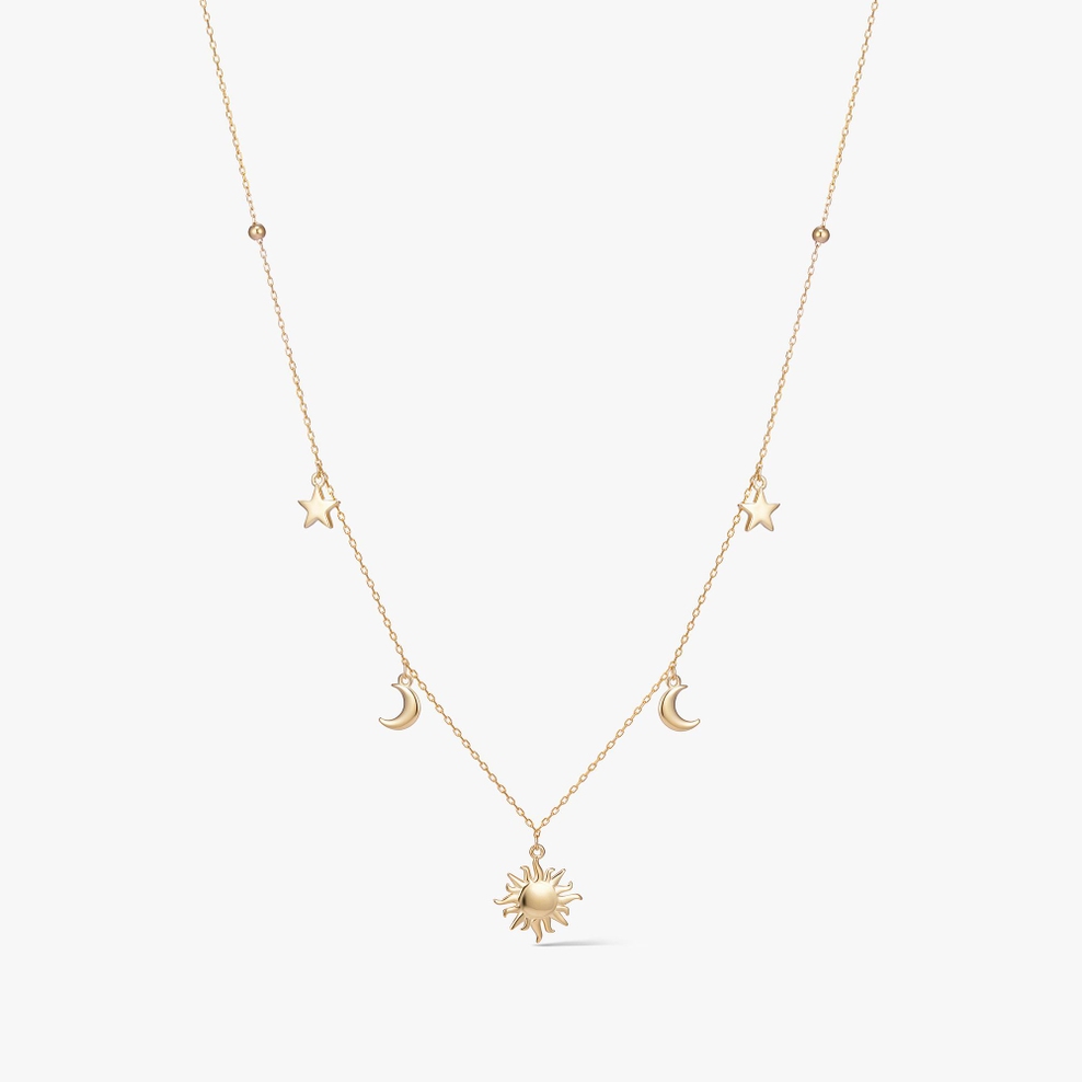 Naszyjnik złoty Alchemia