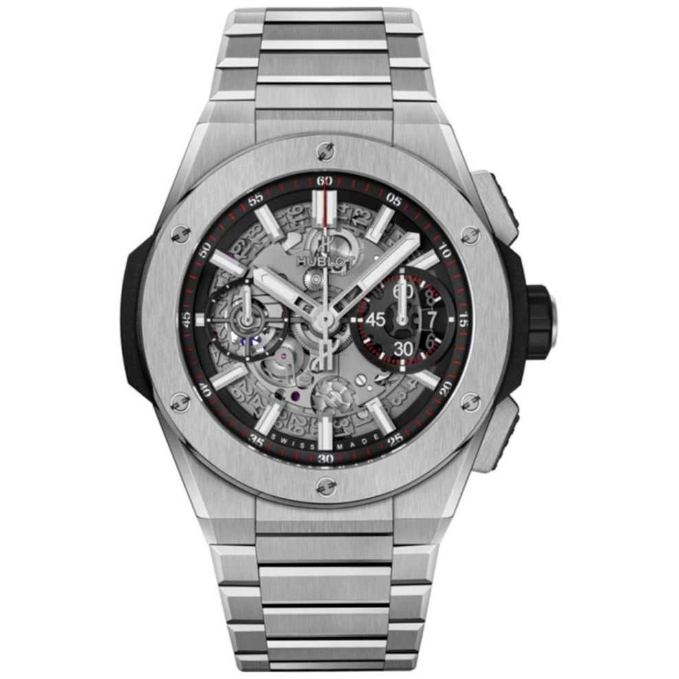 ZEGAREK HUBLOT BIG BANG INTEGRATED TITANIUM CHRONOGRAPH