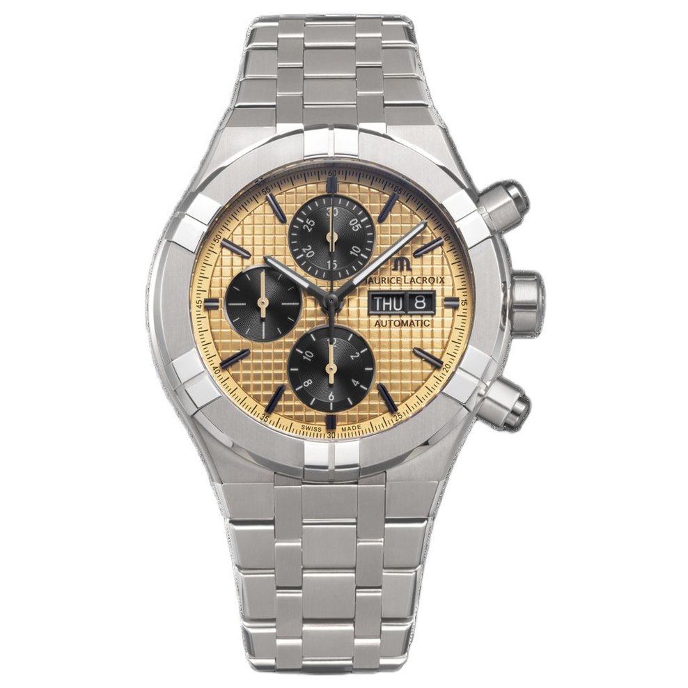 ZEGAREK MAURICE LACROIX AIKON AUTOMATIC TITANIUM CHRONOGRAPH