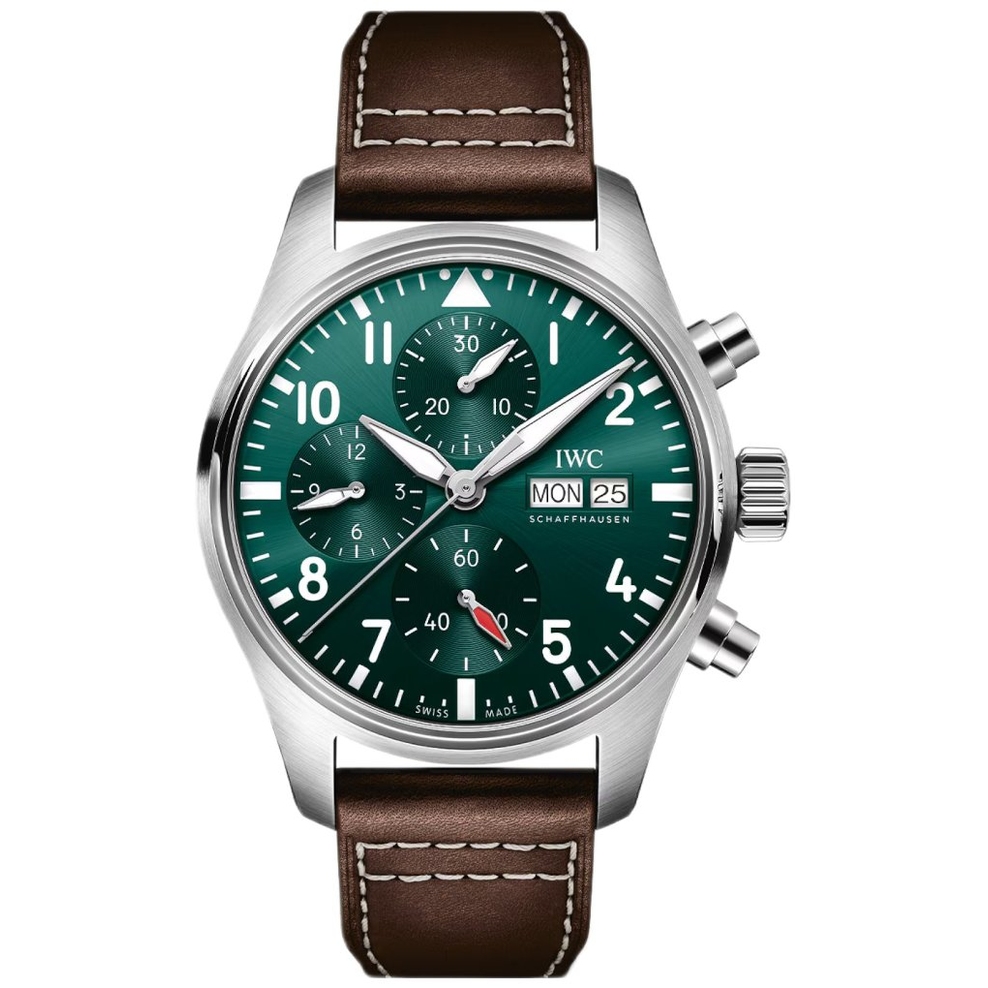 ZEGAREK IWC SCHAFFHAUSEN PILOT'S AUTOMATIC CHRONOGRAPH