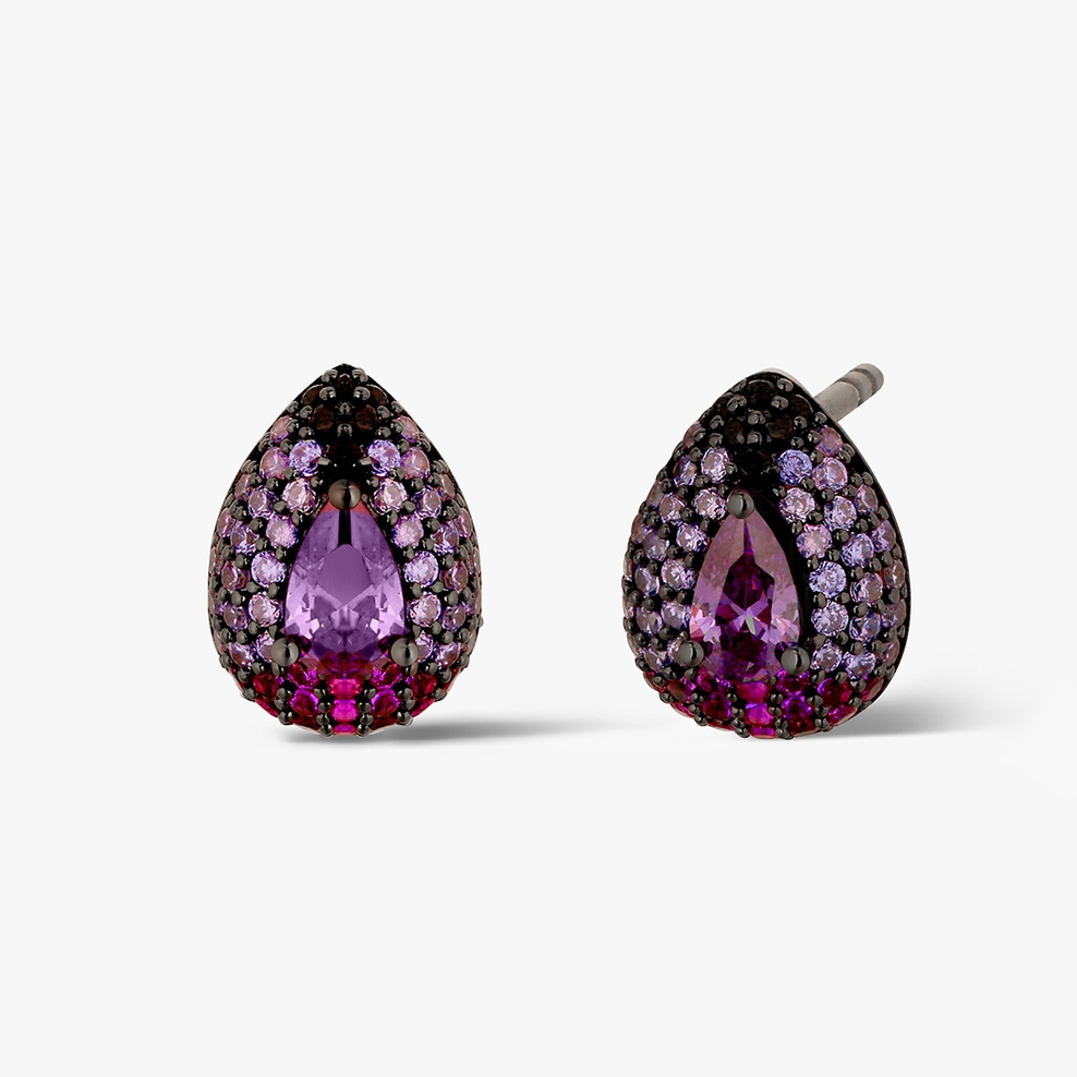 Kolczyki srebrne Meteory