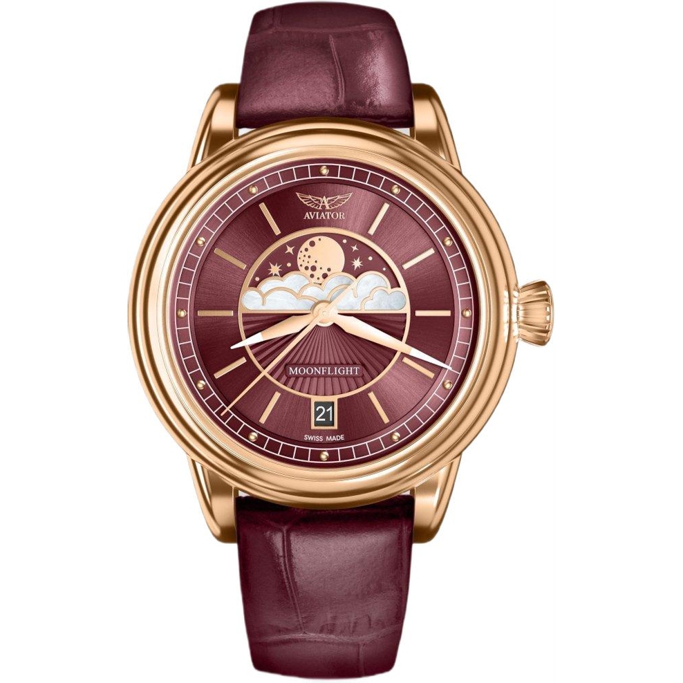 ZEGAREK AVIATOR DOUGLAS MOONFLIGHT
