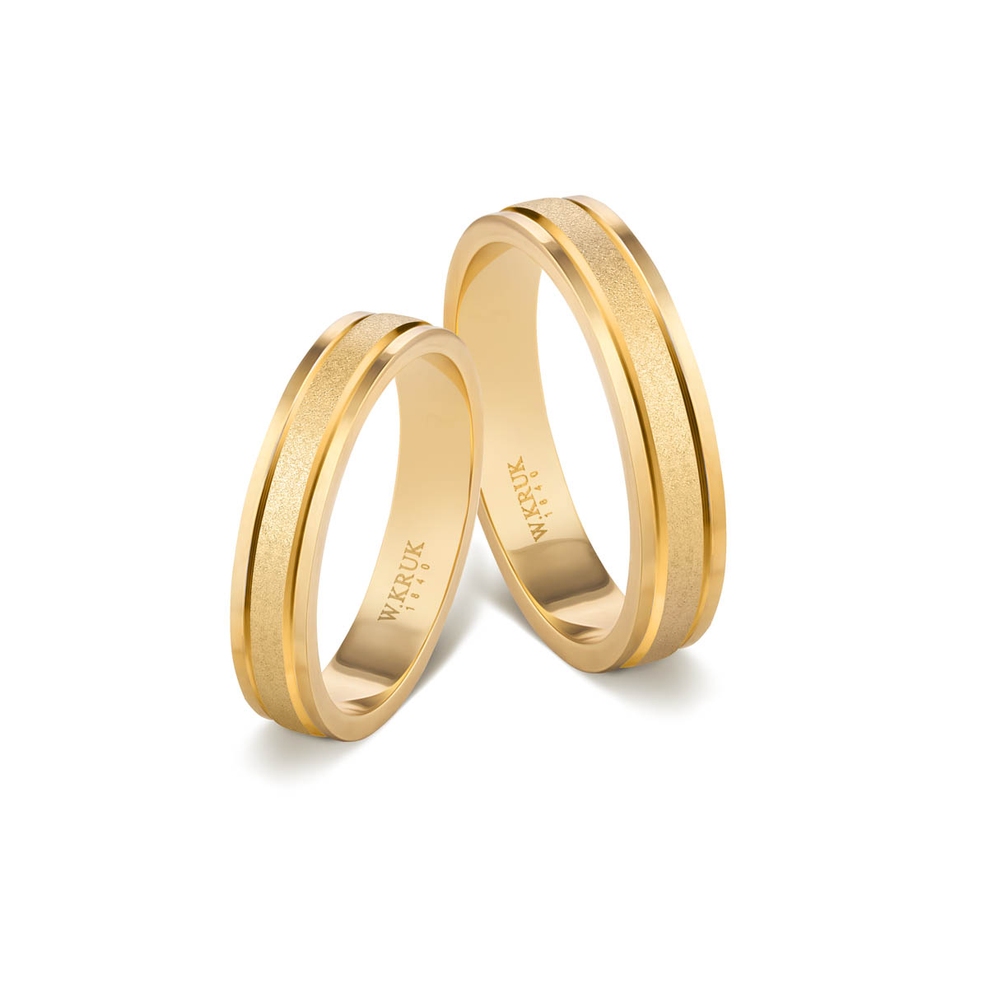 Komplet obrączek złotych SENSI