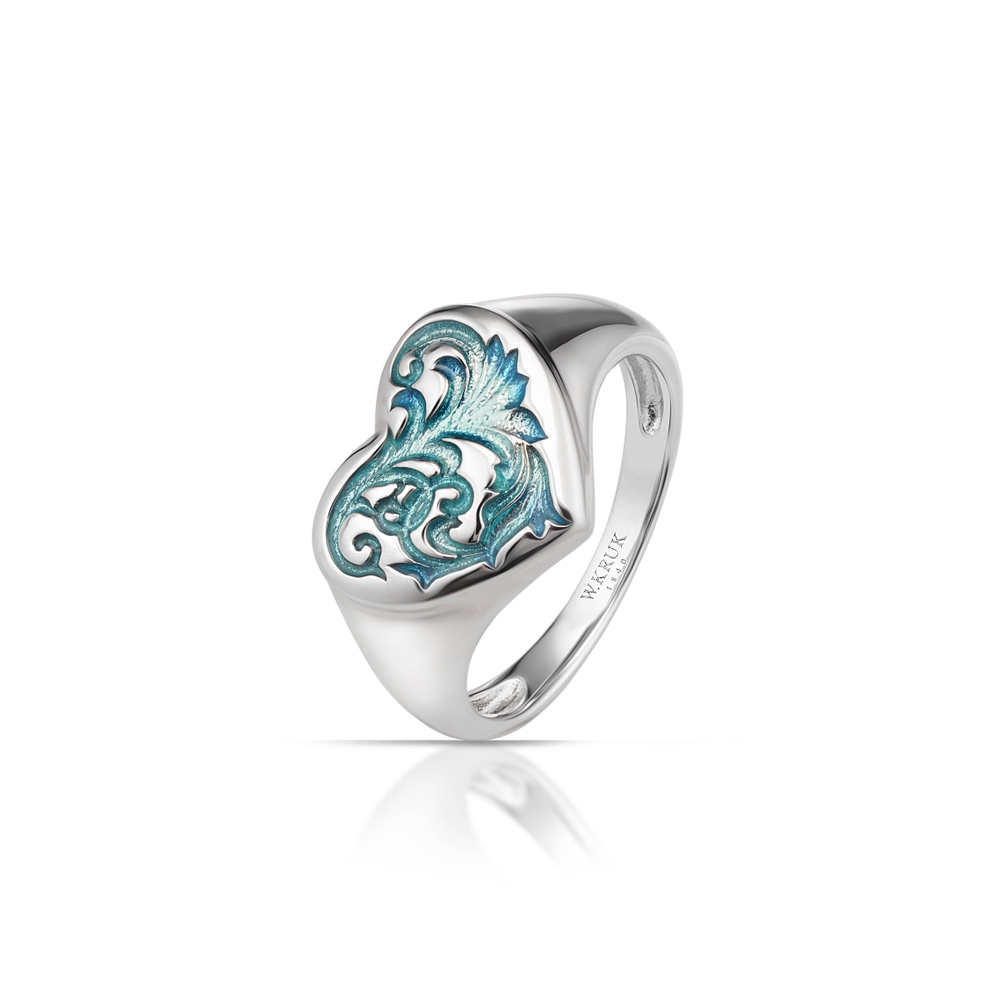 Pierścionek srebrny Baśniowa