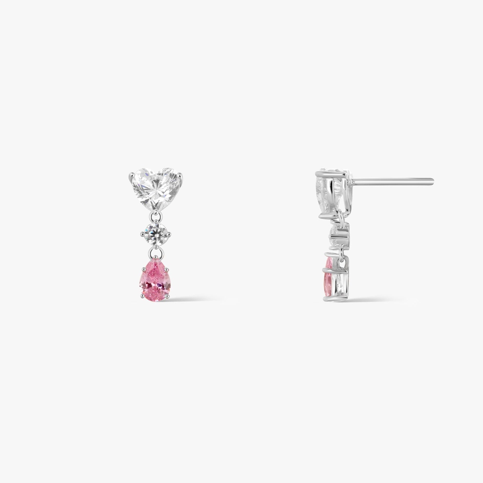 Kolczyki srebrne z cyrkoniami Ceremonials