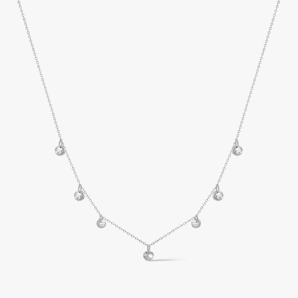 Naszyjnik srebrny z kulkami