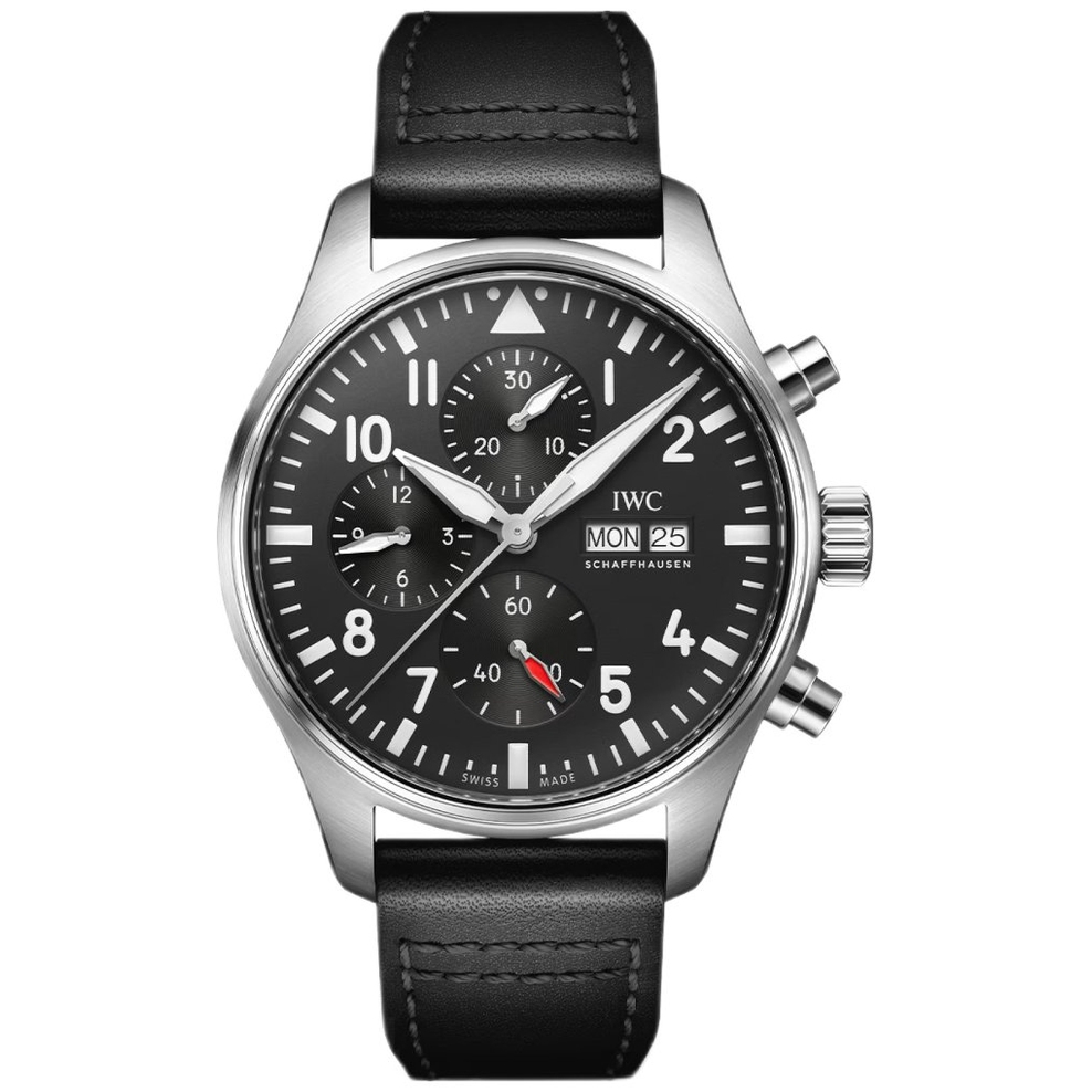 ZEGAREK IWC SCHAFFHAUSEN PILOT'S AUTOMATIC CHRONOGRAPH