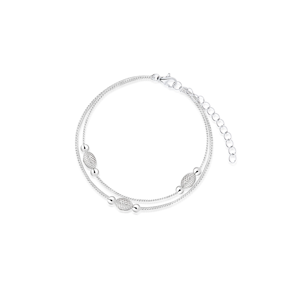 Bransoletka srebrna minimalistyczna