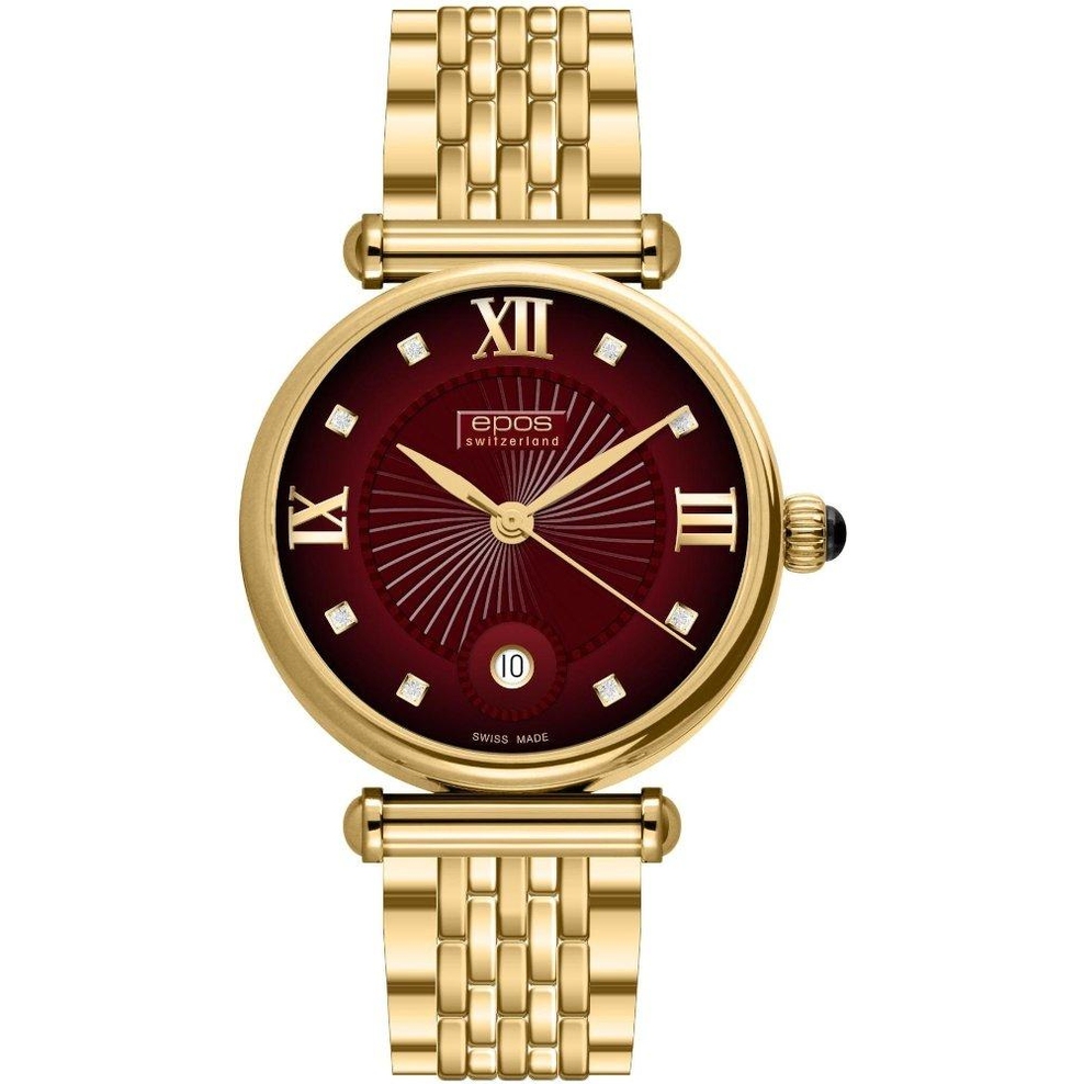 ZEGAREK EPOS QUARTZ LADY ROUND DIAMONDS
