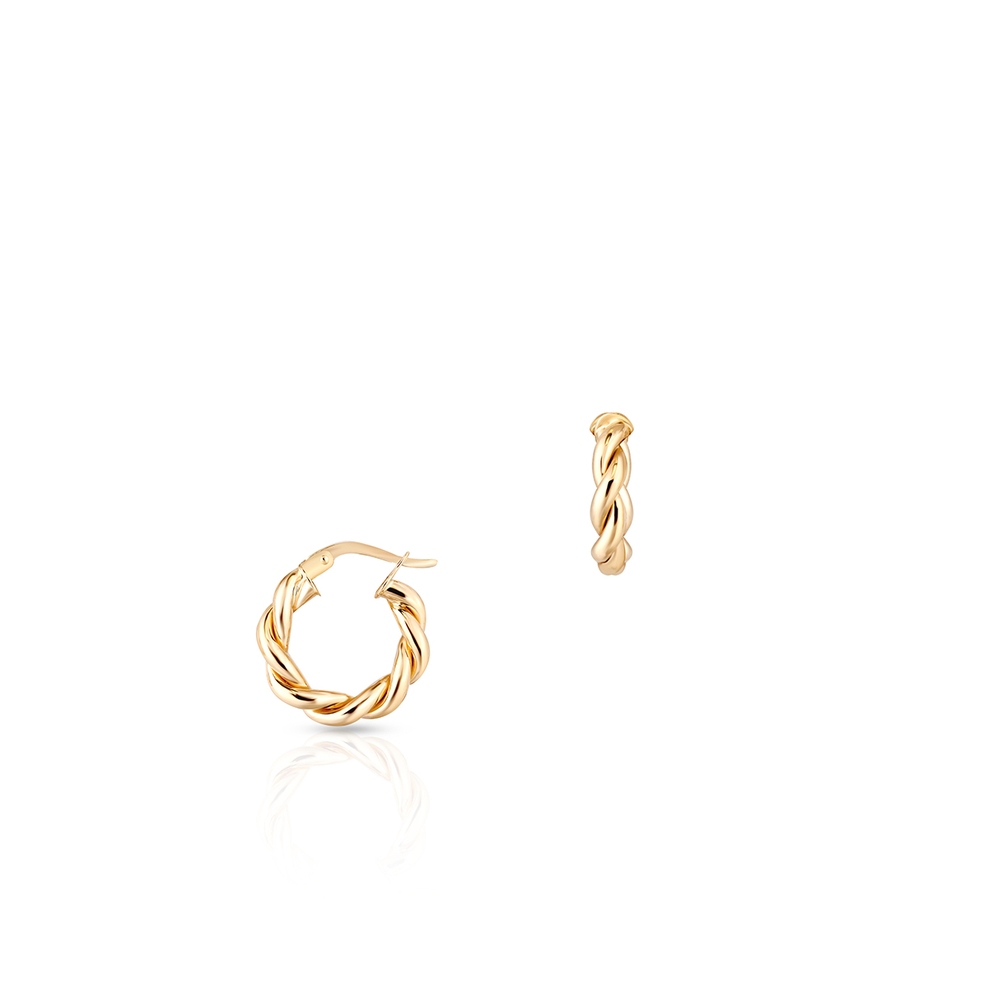 Kolczyki złote kółka