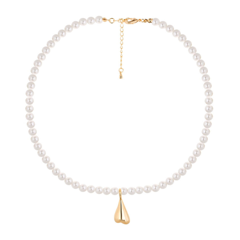 Naszyjnik pozłacany z perłami Picky Pica