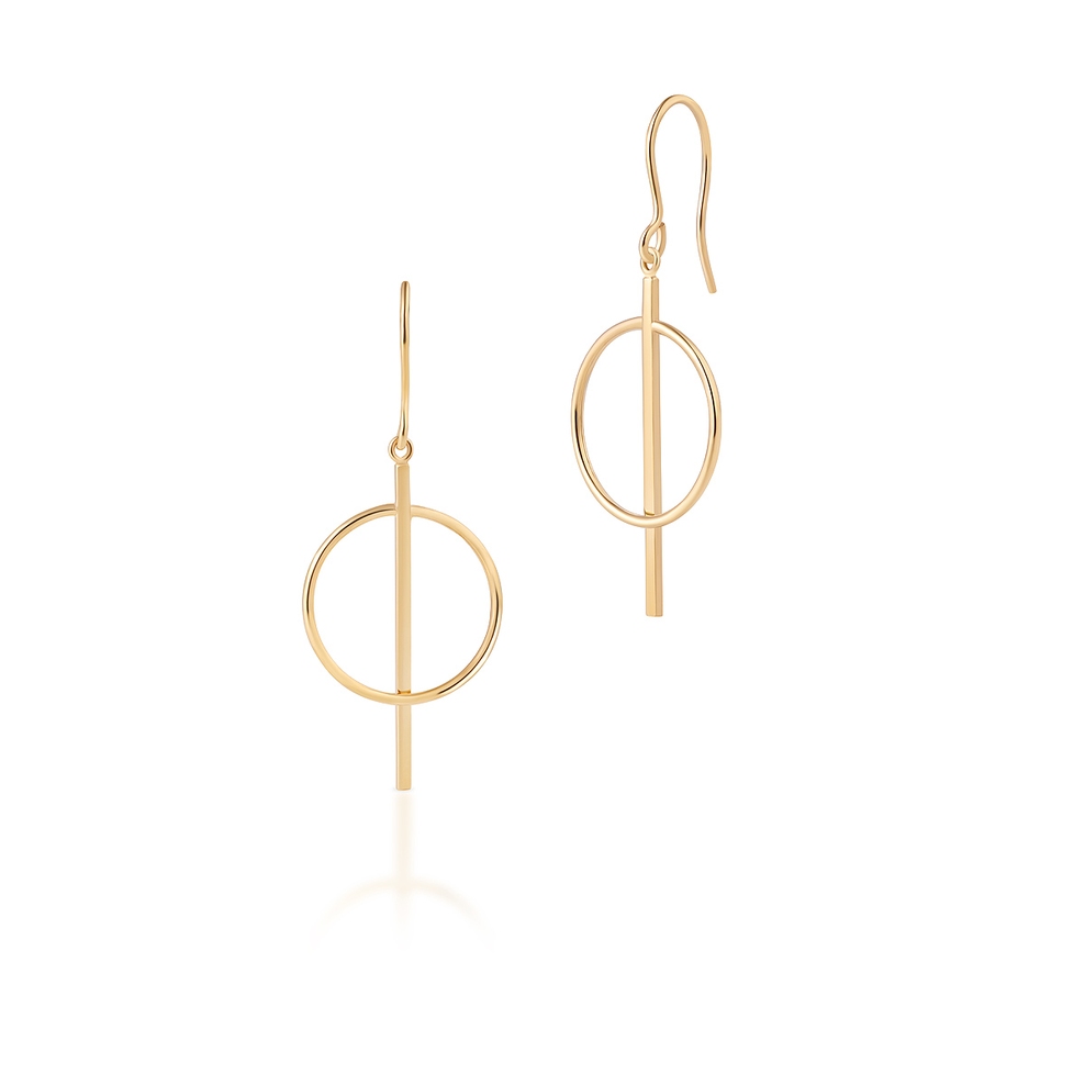 Kolczyki złote Koła W.KRUK