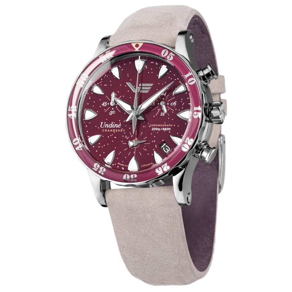 ZEGAREK VOSTOK EUROPE UNDINE CRANBERRY CHRONO