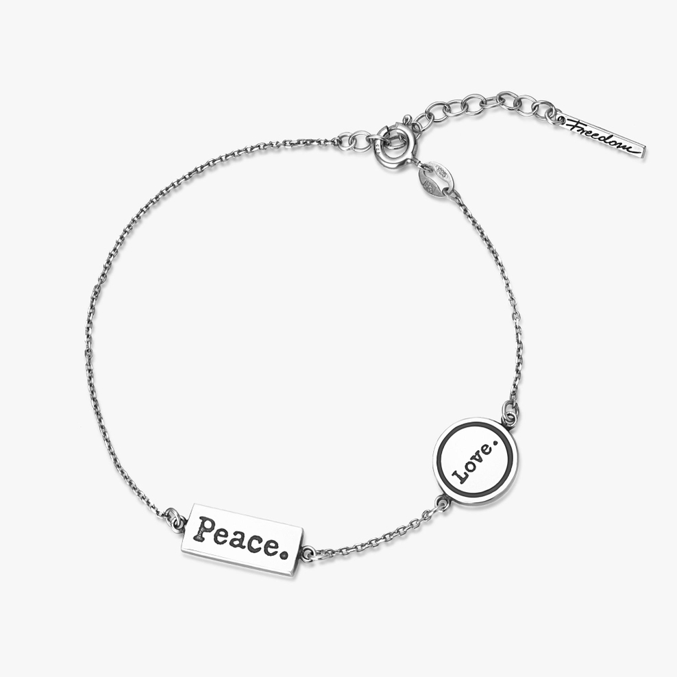 Bransoletka srebrna Freedom