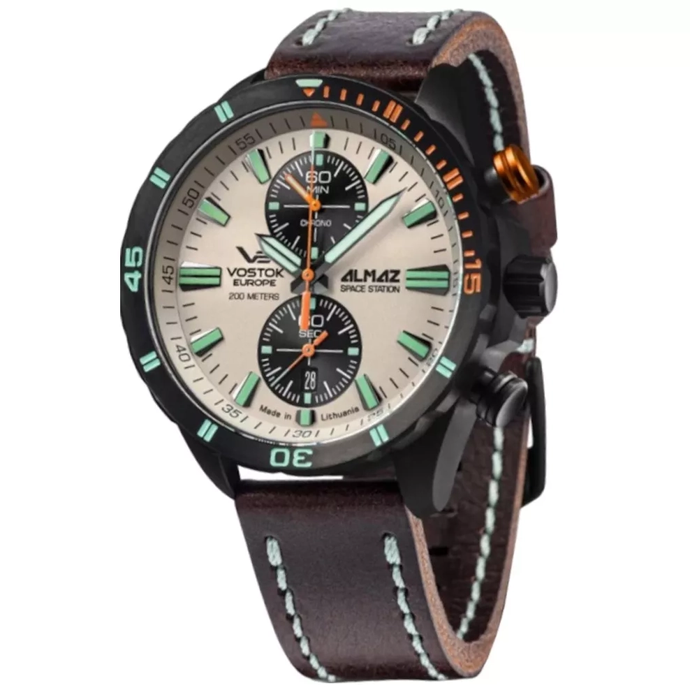 ZEGAREK VOSTOK EUROPE ALMAZ SPACE STATION CHRONO