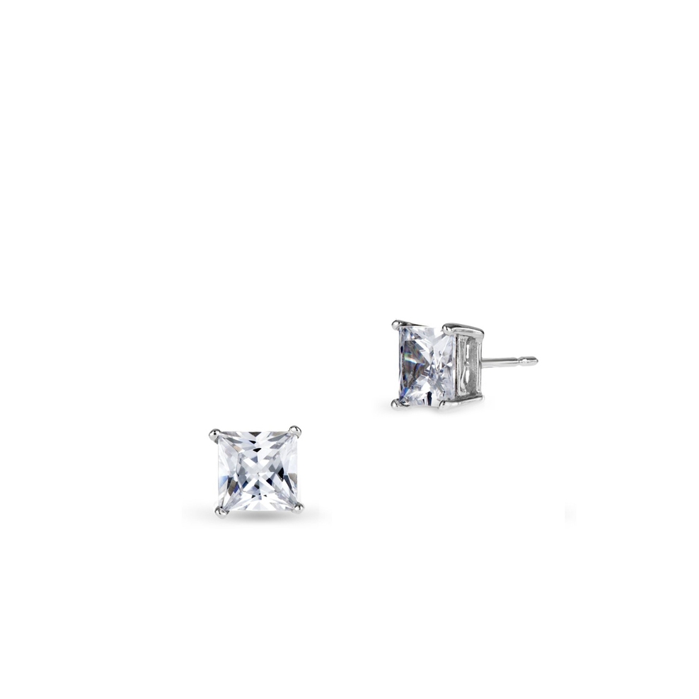 Kolczyki srebrne z cyrkoniami