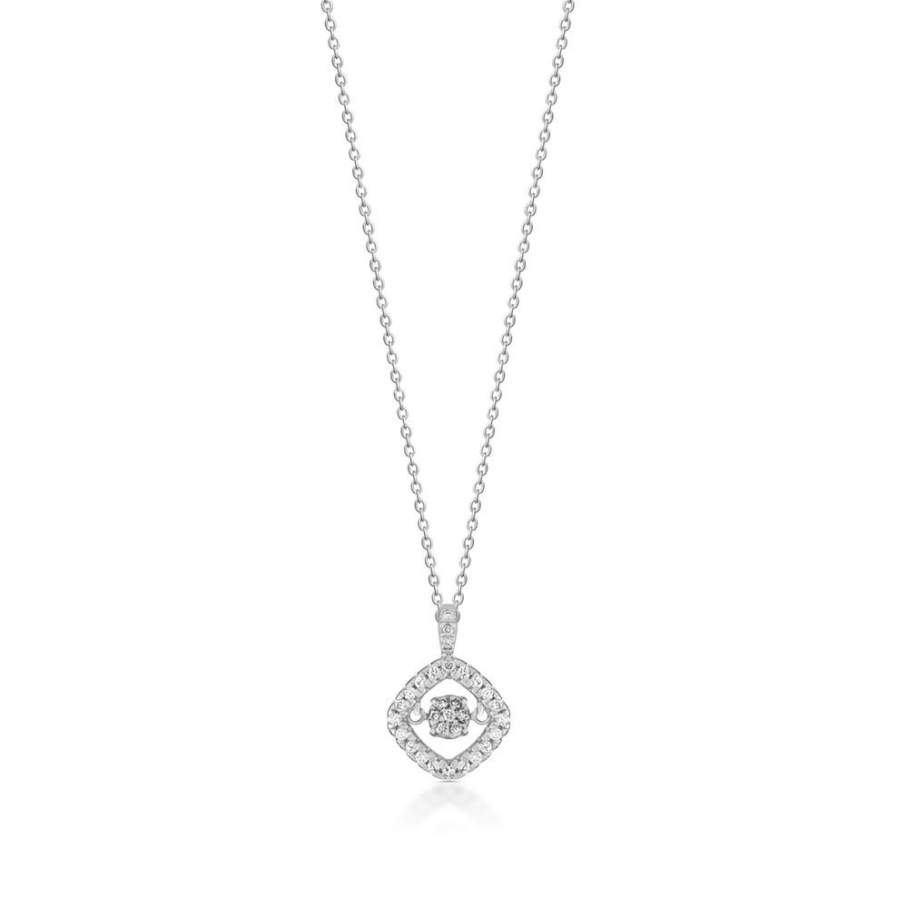 Wisiorek złoty z brylantami